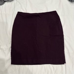 BR plum work skirt